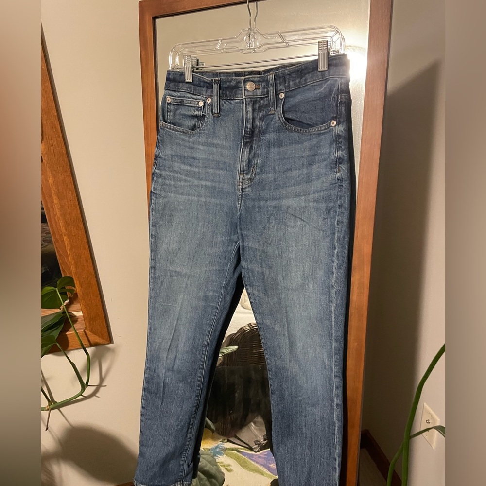 Madewell high rise boyfriend jeans, size 28